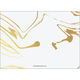 Faux Gold Foil Brush Script Save the Date Cards Image 2 of 2